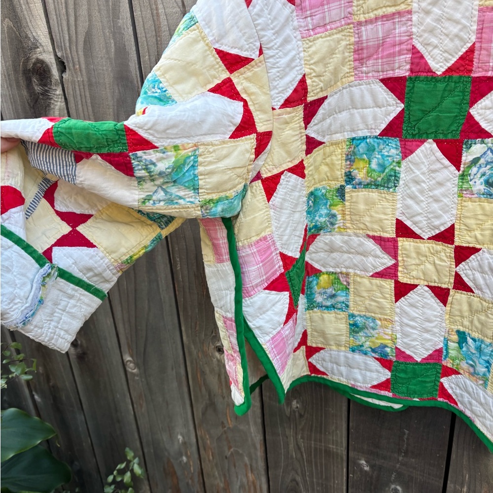 Patchwork Quilted Jacket - Multicolor - image 6